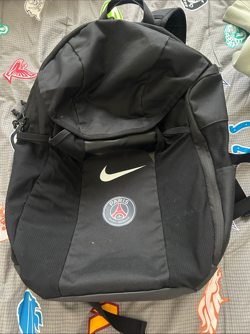 Nike Black Paris Saint-Germain Logo Backpack